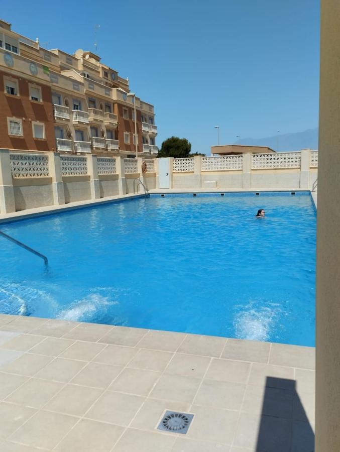 Precioso Apartamento En Residencial Con Piscina Roquetas de Mar Kültér fotó